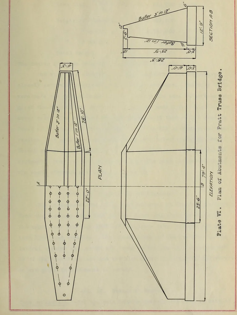 An illustration from Comparative design for a highway bridge, 1912, leaf 68
