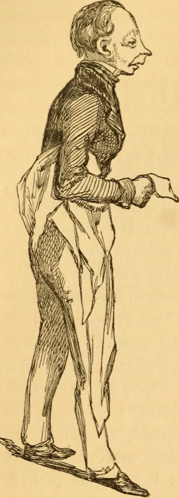 An illustration from Comparative physiognomy; or, Resemblances between men and animals, 1852, leaf 109