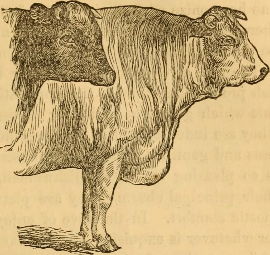 An illustration from Comparative physiognomy; or, Resemblances between men and animals, 1852, leaf 116