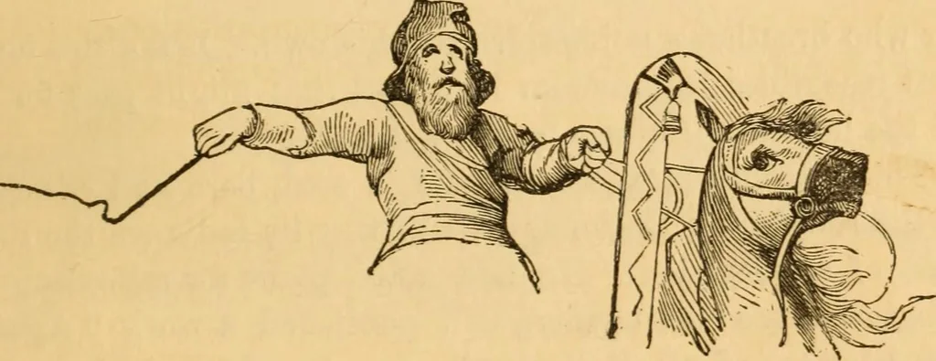An illustration from Comparative physiognomy; or, Resemblances between men and animals, 1852, leaf 142