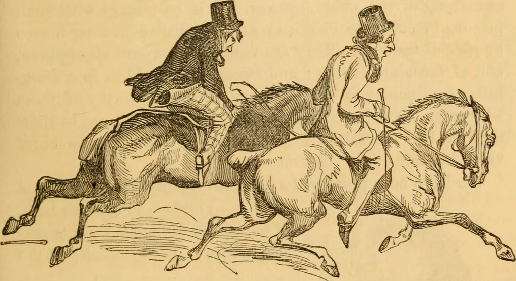 An illustration from Comparative physiognomy; or, Resemblances between men and animals, 1852, leaf 144