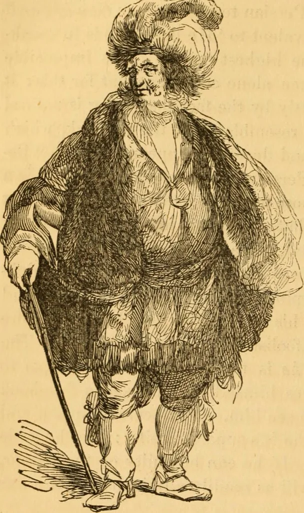 An illustration from Comparative physiognomy; or, Resemblances between men and animals, 1852, leaf 163