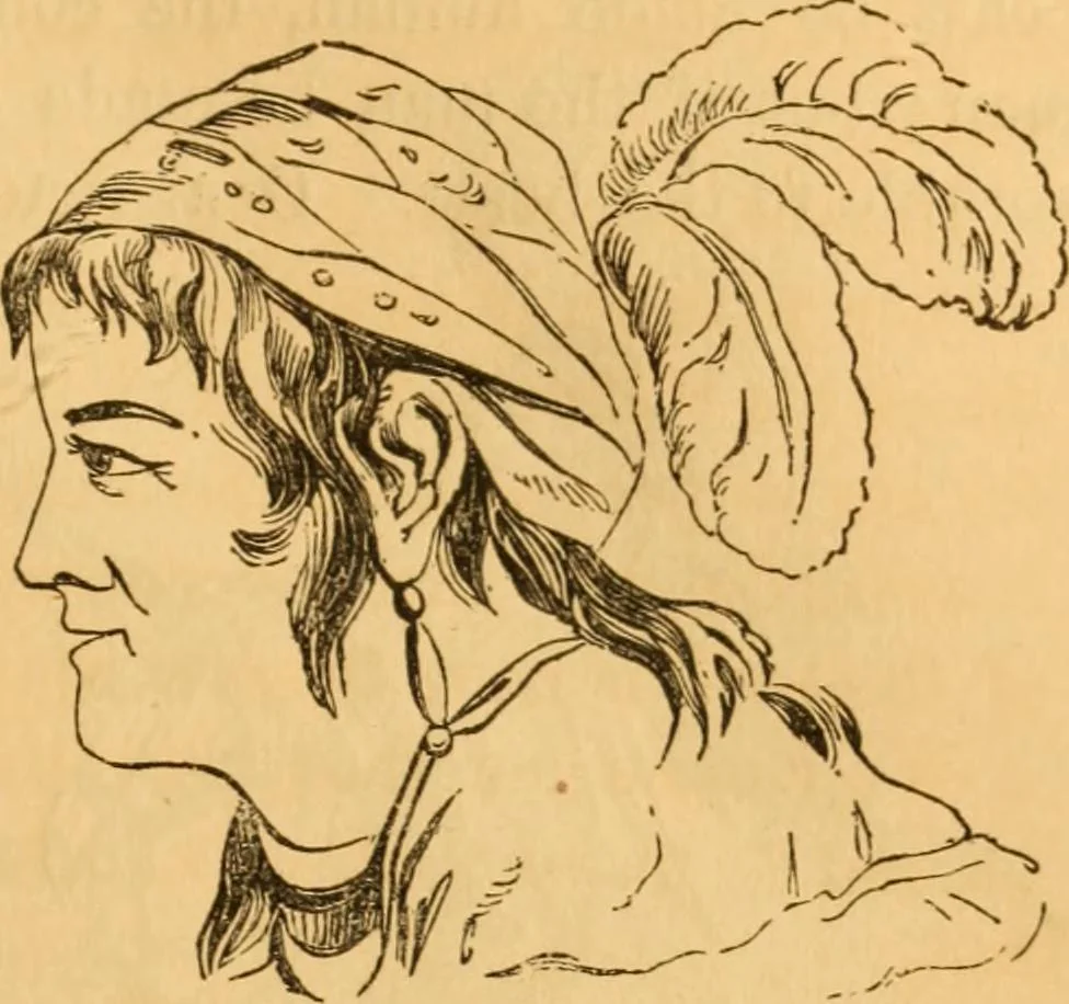 An illustration from Comparative physiognomy; or, Resemblances between men and animals, 1852, leaf 18