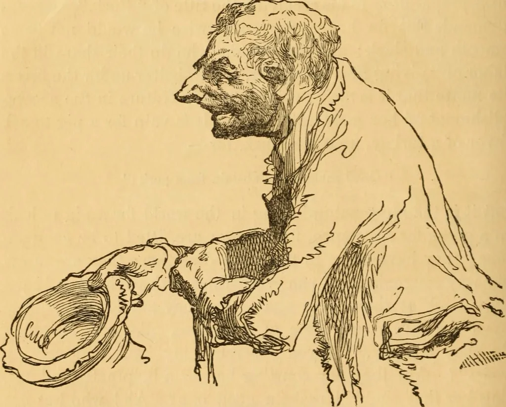 An illustration from Comparative physiognomy; or, Resemblances between men and animals, 1852, leaf 187