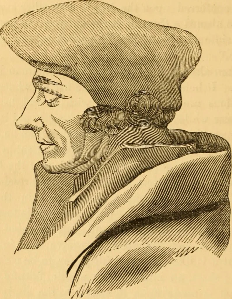 An illustration from Comparative physiognomy; or, Resemblances between men and animals, 1852, leaf 193