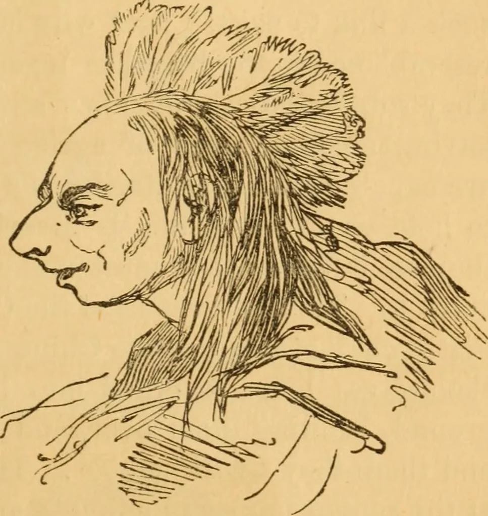 An illustration from Comparative physiognomy; or, Resemblances between men and animals, 1852, leaf 200