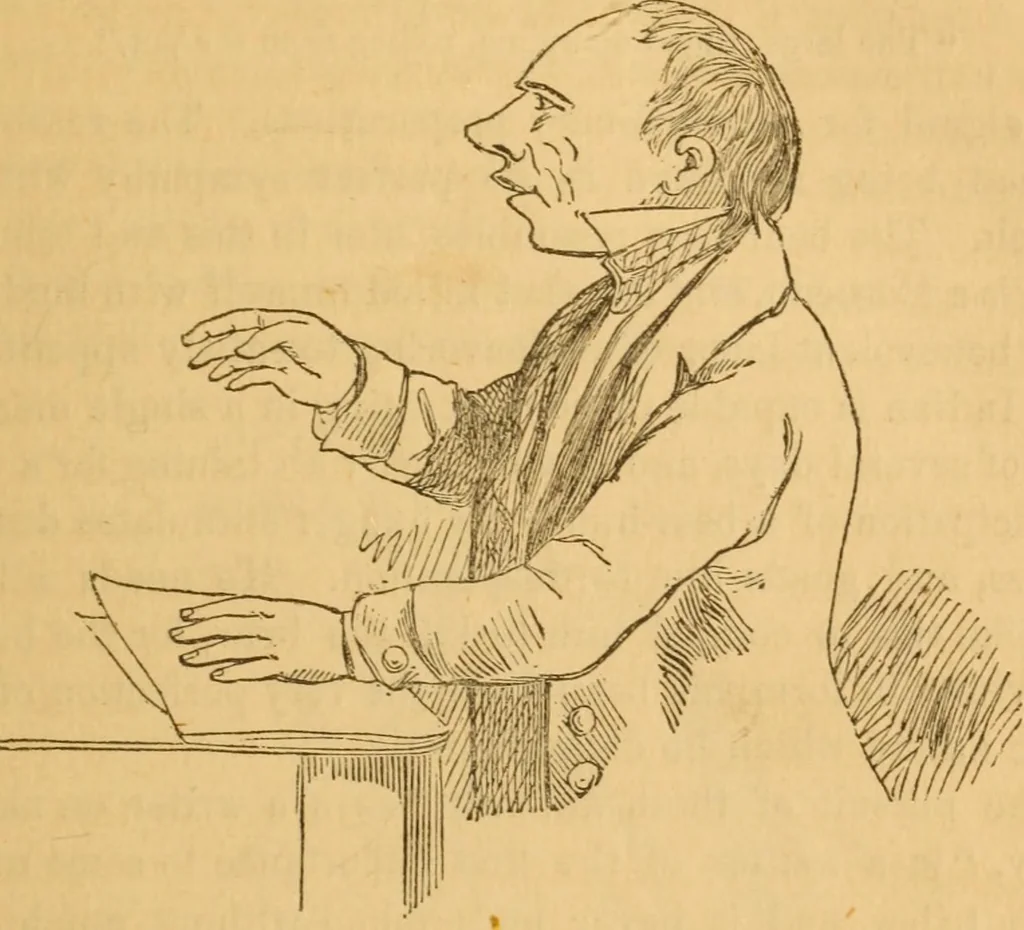 An illustration from Comparative physiognomy; or, Resemblances between men and animals, 1852, leaf 202