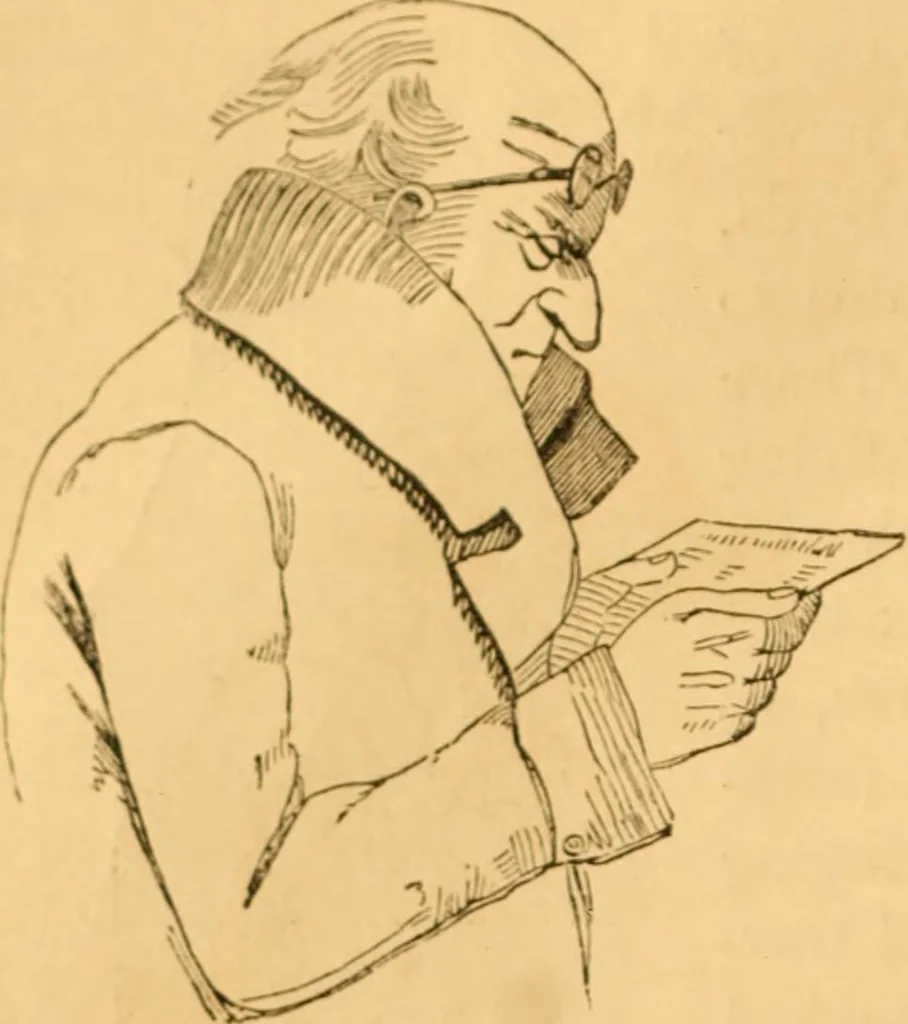 An illustration from Comparative physiognomy; or, Resemblances between men and animals, 1852, leaf 21