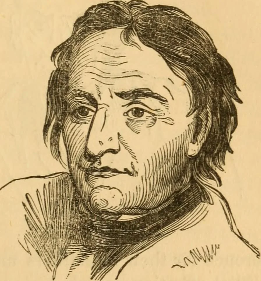 An illustration from Comparative physiognomy; or, Resemblances between men and animals, 1852, leaf 212
