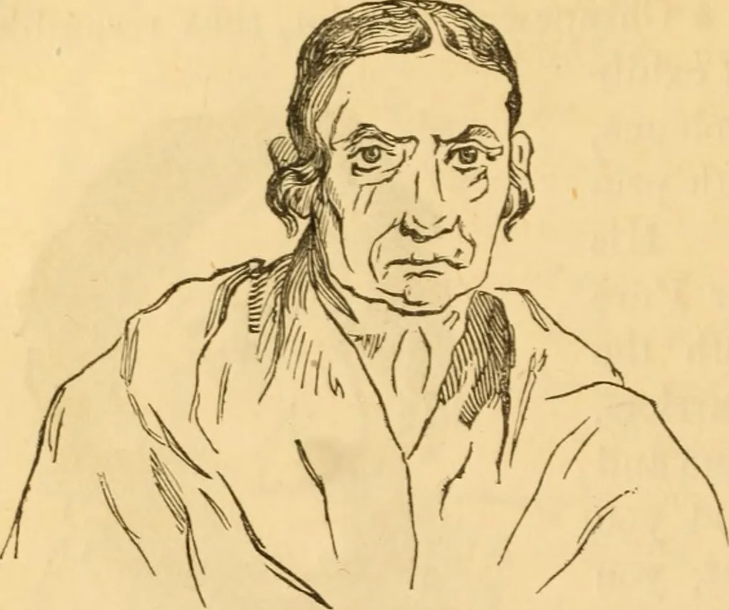 An illustration from Comparative physiognomy; or, Resemblances between men and animals, 1852, leaf 213