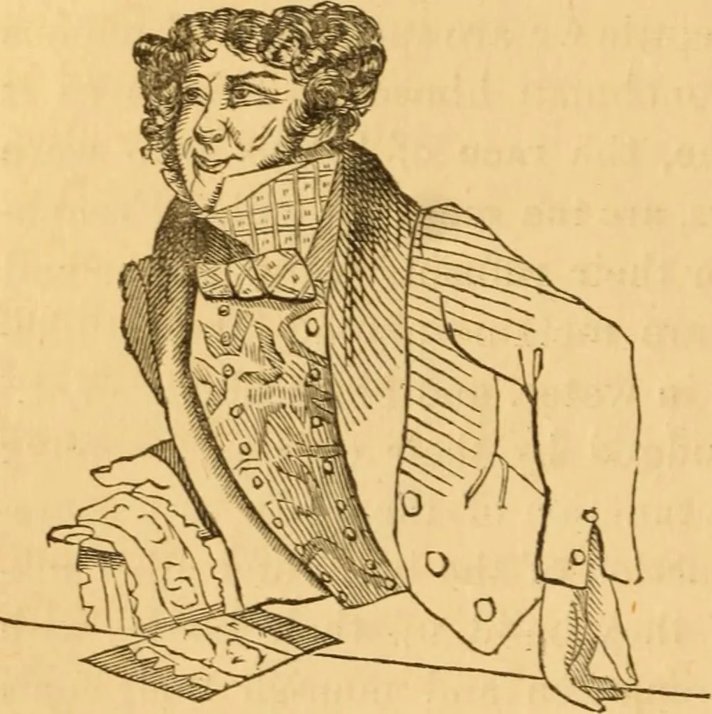 An illustration from Comparative physiognomy; or, Resemblances between men and animals, 1852, leaf 237