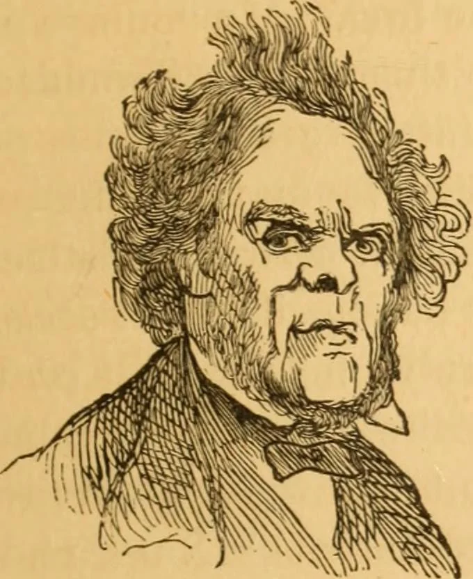 An illustration from Comparative physiognomy; or, Resemblances between men and animals, 1852, leaf 240