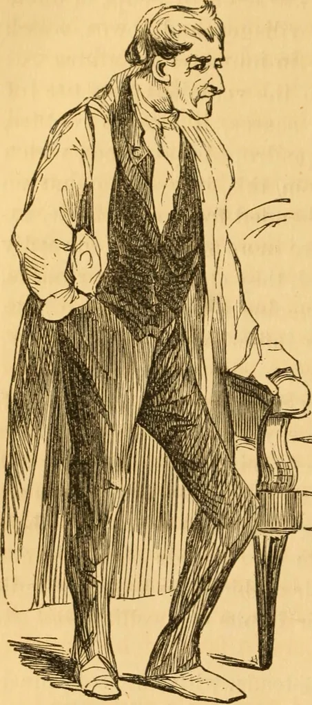 An illustration from Comparative physiognomy; or, Resemblances between men and animals, 1852, leaf 253