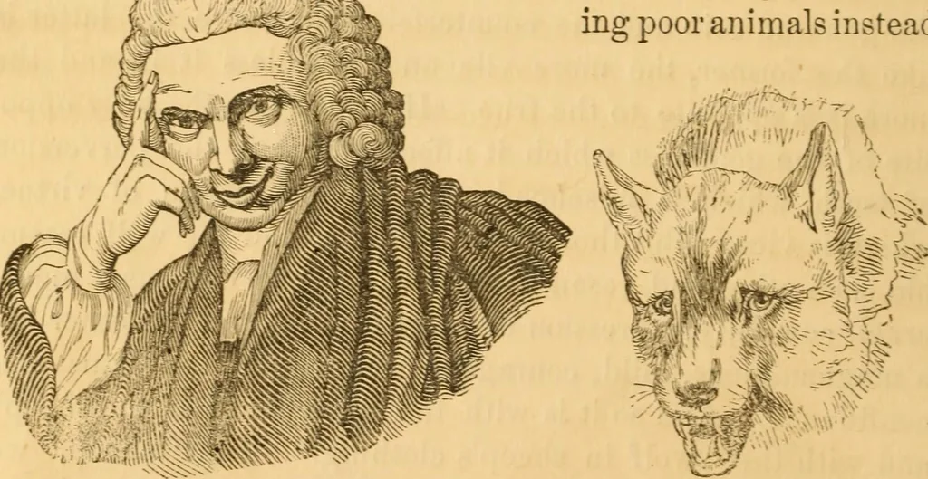 An illustration from Comparative physiognomy; or, Resemblances between men and animals, 1852, leaf 265