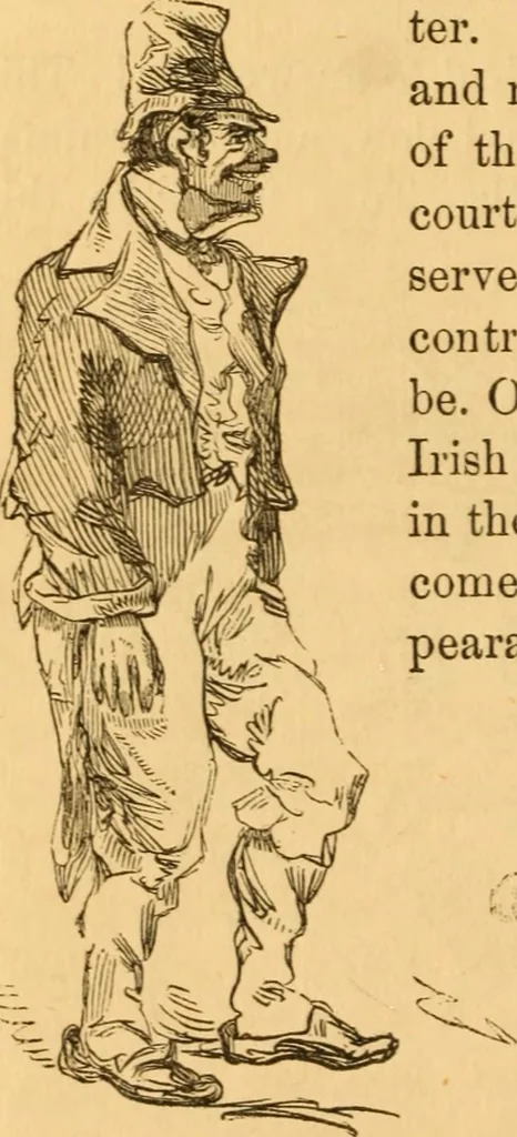 An illustration from Comparative physiognomy; or, Resemblances between men and animals, 1852, leaf 277