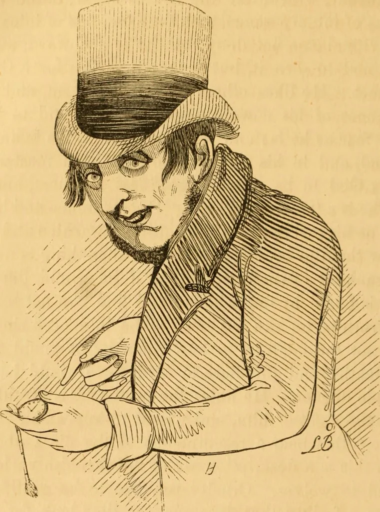 An illustration from Comparative physiognomy; or, Resemblances between men and animals, 1852, leaf 279