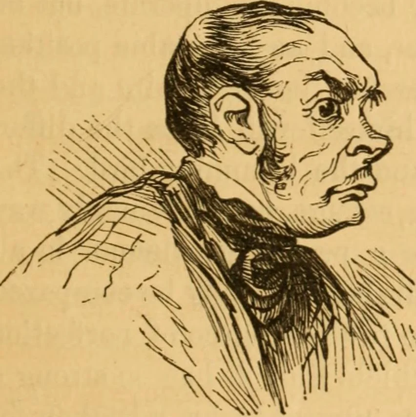 An illustration from Comparative physiognomy; or, Resemblances between men and animals, 1852, leaf 280