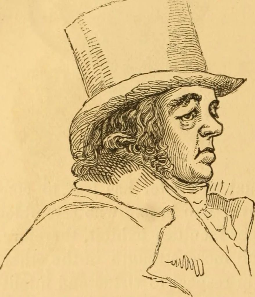 An illustration from Comparative physiognomy; or, Resemblances between men and animals, 1852, leaf 285