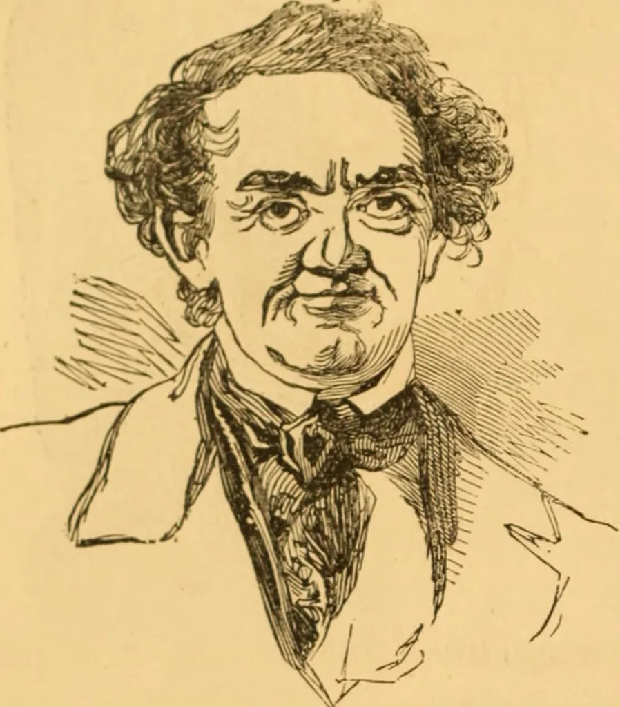 An illustration from Comparative physiognomy; or, Resemblances between men and animals, 1852, leaf 41