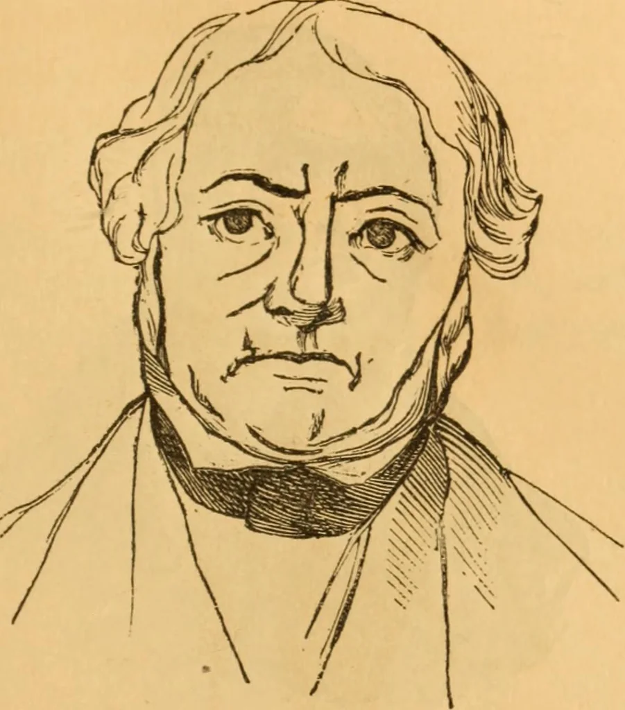 An illustration from Comparative physiognomy; or, Resemblances between men and animals, 1852, leaf 42