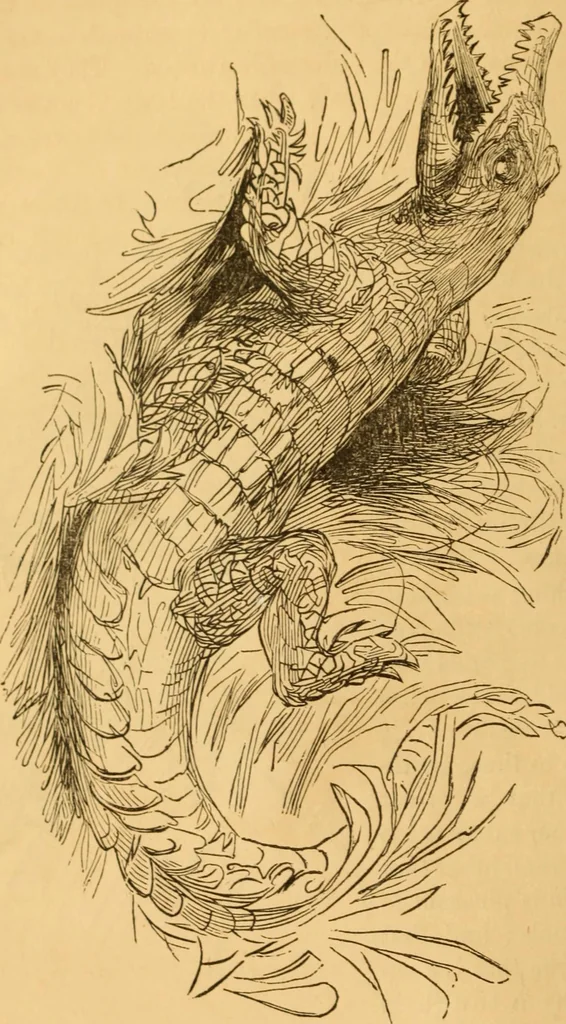 An illustration from Comparative physiognomy; or, Resemblances between men and animals, 1852, leaf 45