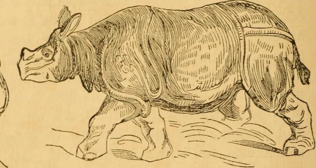 An illustration from Comparative physiognomy; or, Resemblances between men and animals, 1852, leaf 51