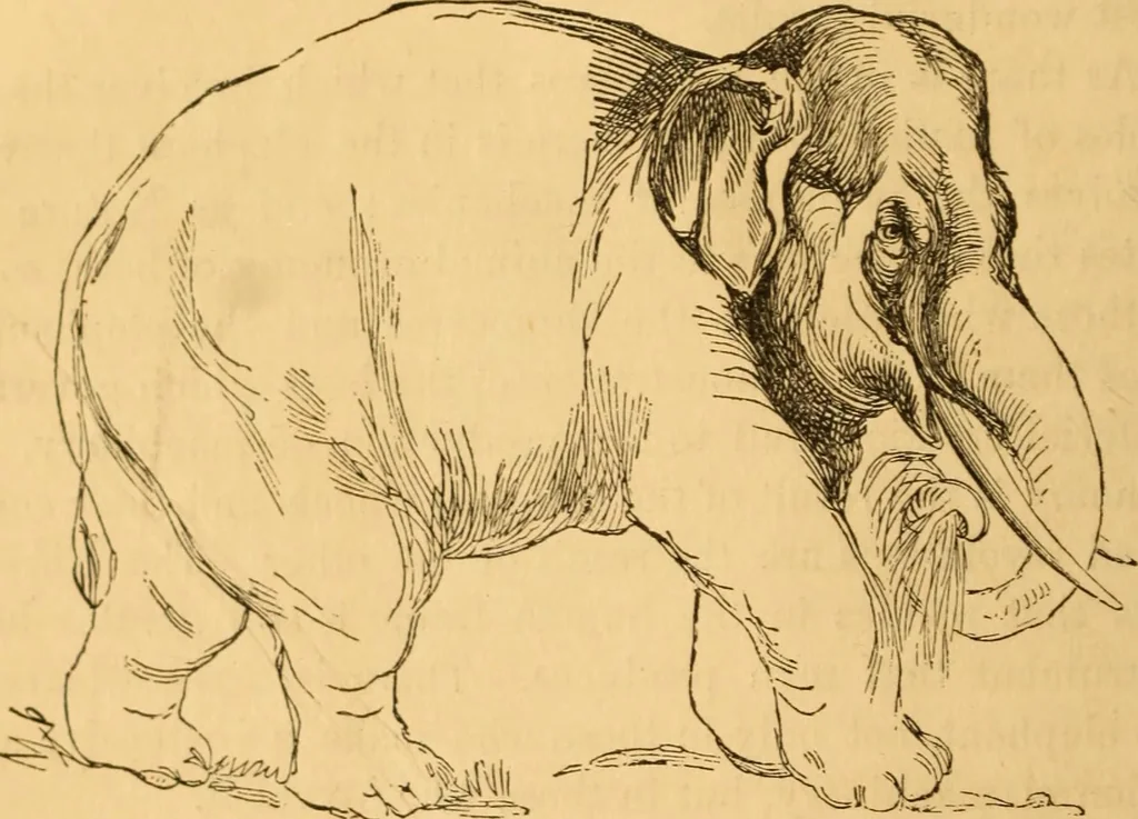 An illustration from Comparative physiognomy; or, Resemblances between men and animals, 1852, leaf 55