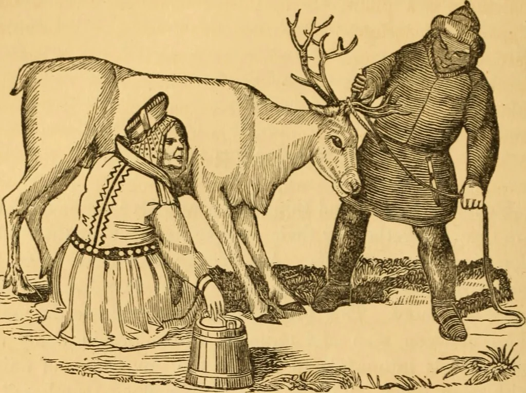 An illustration from Comparative physiognomy; or, Resemblances between men and animals, 1852, leaf 93
