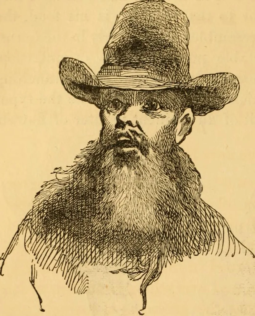 An illustration from Comparative physiognomy; or, Resemblances between men and animals, 1852, leaf 95