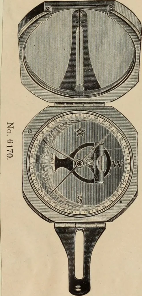 An illustration from Comparisons of methods of surveying, 1911, leaf 138