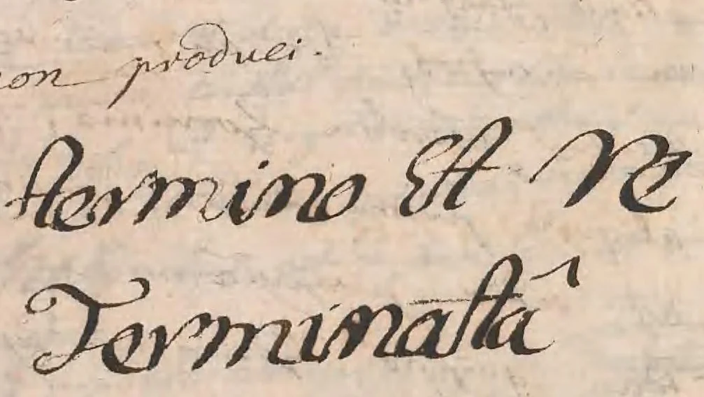 An illustration from Compendiaria ad universam ph[ilosoph]iam introductio [manuscript], 1696, leaf 28