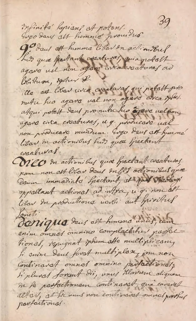 An illustration from Compendiaria ad universam ph[ilosoph]iam introductio [manuscript], 1696, leaf 43