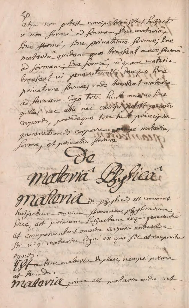An illustration from Compendiaria ad universam ph[ilosoph]iam introductio [manuscript], 1696, leaf 54
