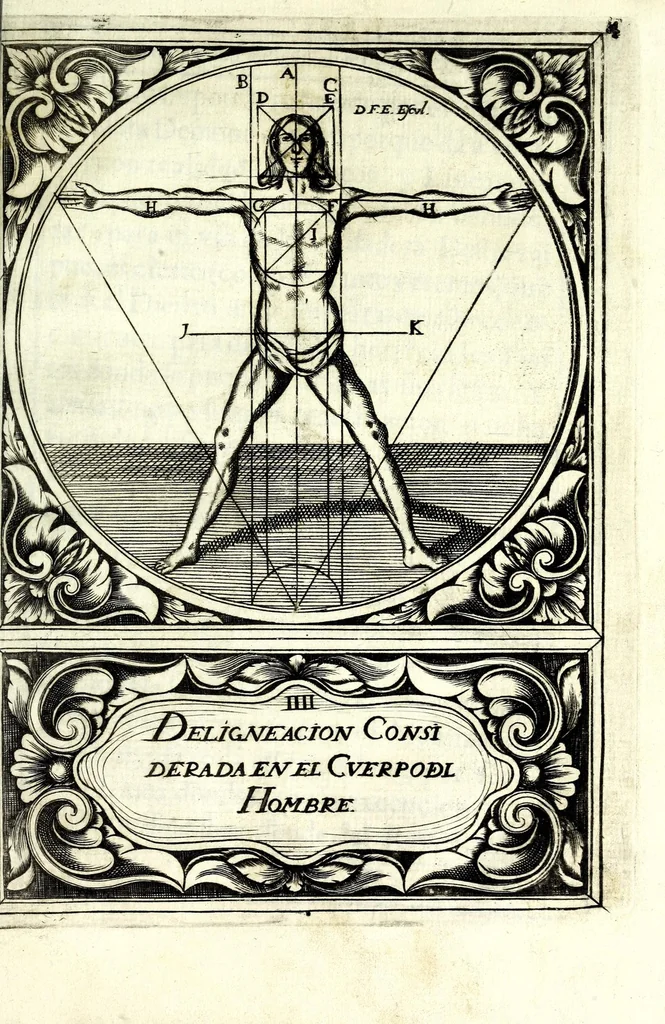 An illustration from Compendio de los fundamentos de la verdadera destreza y filosofia de las armas, 1675, leaf 79