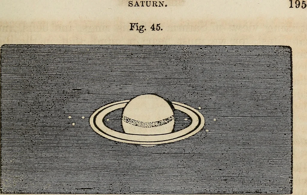 An illustration from A compendium of astronomy;, 1855, leaf 210