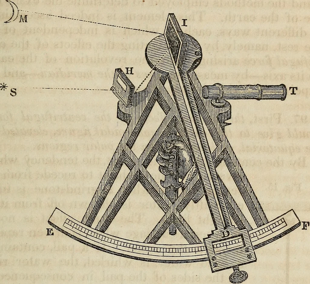 An illustration from A compendium of astronomy;, 1855, leaf 76