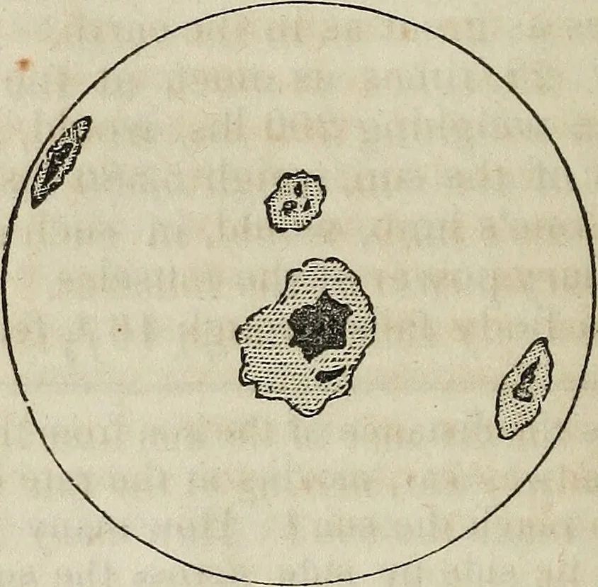 An illustration from A compendium of astronomy;, 1855, leaf 85