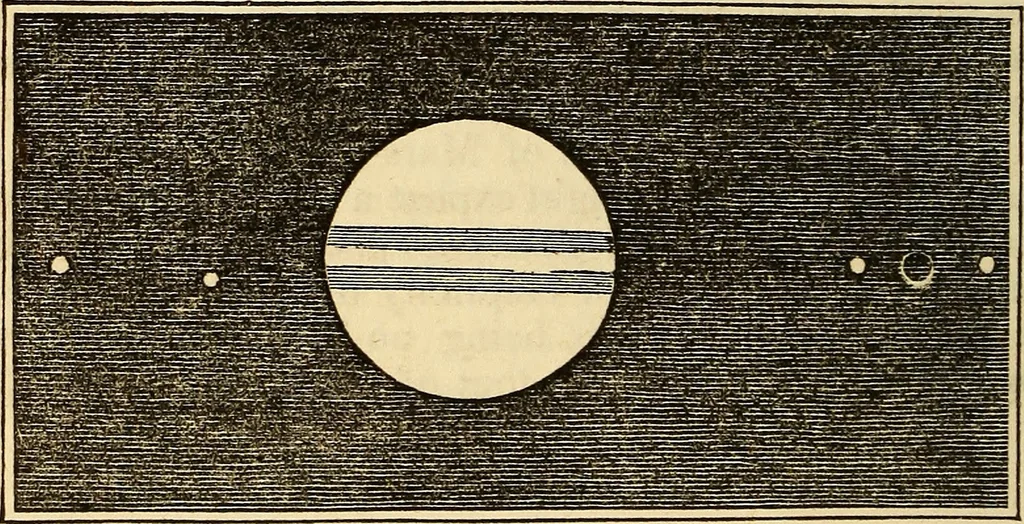 An illustration from A compendium of astronomy; containing the elements of the science, familiarly explained and illustrated, with the latest discoveries. Adapted to the use of schools and academies, and of the general reader, 1850, leaf 199