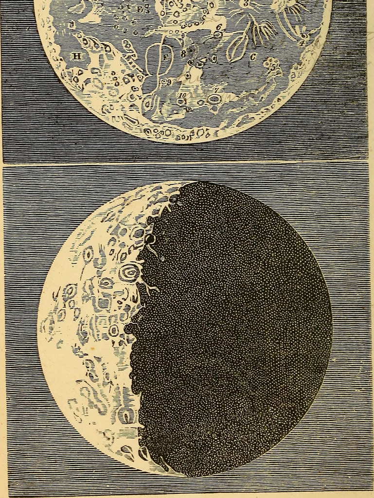 An illustration from A compendium of astronomy; containing the elements of the science, familiarly explained and illustrated, with the latest discoveries. Adapted to the use of schools and academies, and of the general reader, 1850, leaf 7