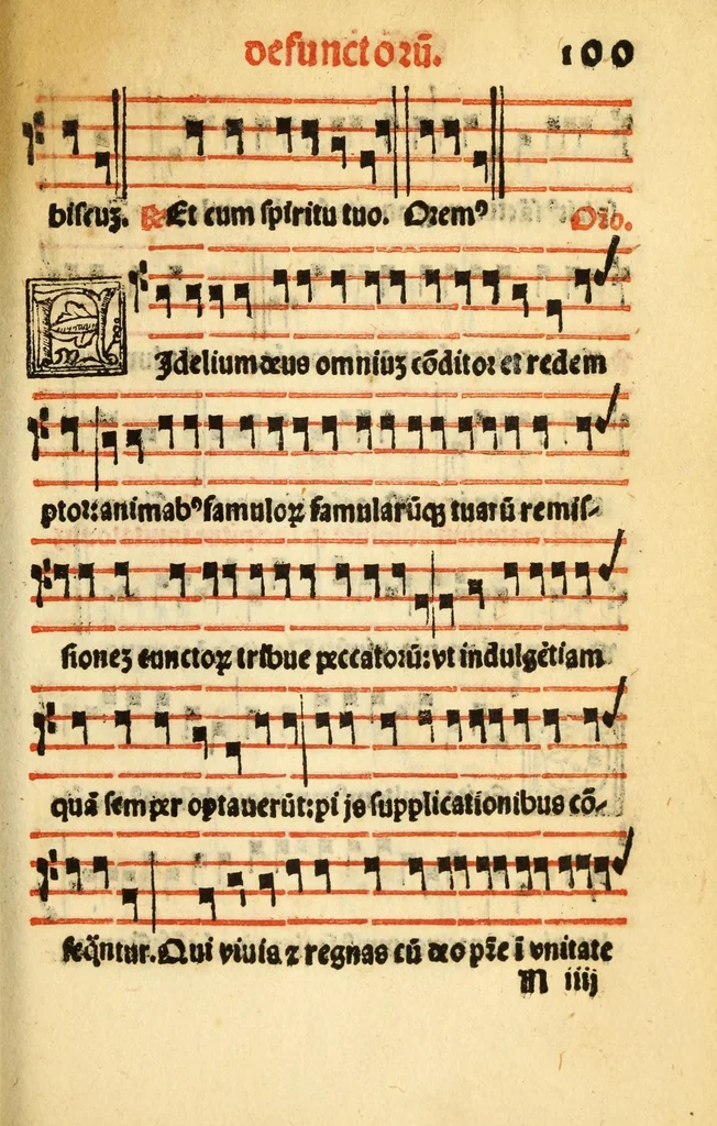 An illustration from Compendiu musices confectu ad faciliore instructione cantum chorale discentiu : necno ad introductione huius libelli: qui Catorinus intitulatur: omnibus diuino cultui deditis p[er]putilis necessarius: vt in tabula hic immediate sequeti latius apparet, 1513, leaf 205
