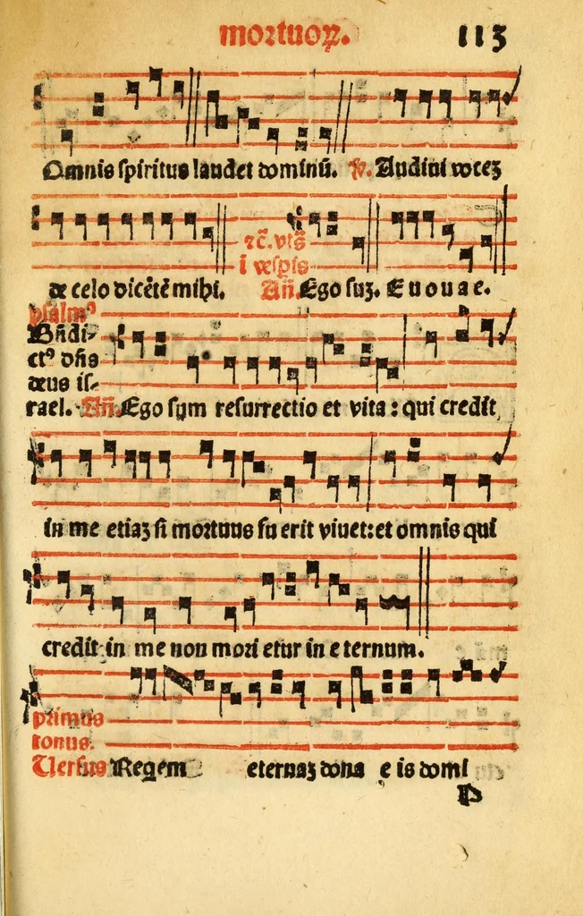 An illustration from Compendiu musices confectu ad faciliore instructione cantum chorale discentiu : necno ad introductione huius libelli: qui Catorinus intitulatur: omnibus diuino cultui deditis p[er]putilis necessarius: vt in tabula hic immediate sequeti latius apparet, 1513, leaf 231