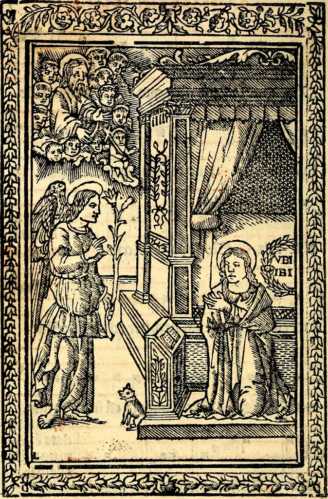 An illustration from Compendiu musices confectu ad faciliore instructione cantum chorale discentiu: necnõ ad introductione huius libelli: qui Cãtorinus intitulatur: omnibus diuino cultui deditis p[er]putilis necessarius: vt in tabula hic immediate sequeti latius apparet, 1513, leaf 149