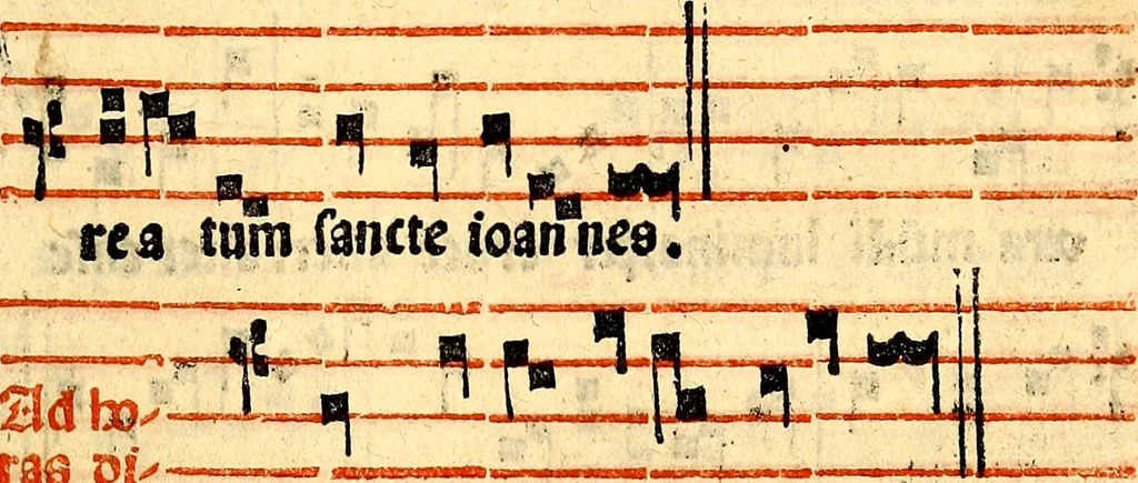 An illustration from Compendiu musices confectu ad faciliore instructione cantum chorale discentiu: necnõ ad introductione huius libelli: qui Cãtorinus intitulatur: omnibus diuino cultui deditis p[er]putilis necessarius: vt in tabula hic immediate sequeti latius apparet, 1513, leaf 162