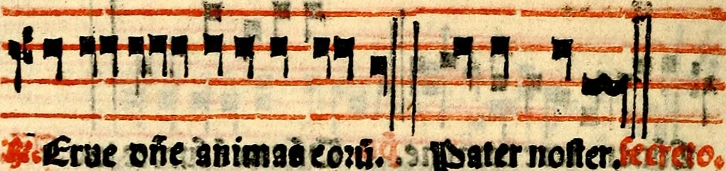 An illustration from Compendiu musices confectu ad faciliore instructione cantum chorale discentiu: necnõ ad introductione huius libelli: qui Cãtorinus intitulatur: omnibus diuino cultui deditis p[er]putilis necessarius: vt in tabula hic immediate sequeti latius apparet, 1513, leaf 213