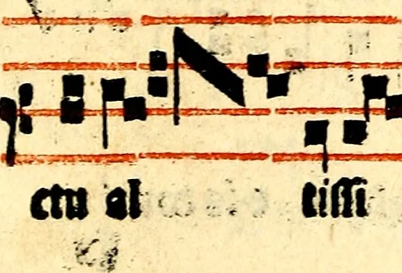 An illustration from Compendiu musices confectu ad faciliore instructione cantum chorale discentiu: necnõ ad introductione huius libelli: qui Cãtorinus intitulatur: omnibus diuino cultui deditis p[er]putilis necessarius: vt in tabula hic immediate sequeti latius apparet, 1513, leaf 233