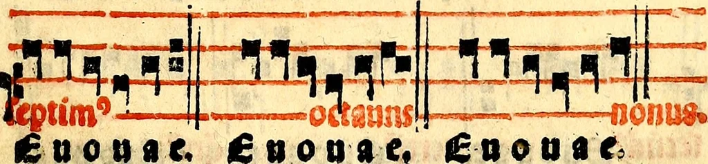 An illustration from Compendiu musices confectu ad faciliore instructione cantum chorale discentiu: necnõ ad introductione huius libelli: qui Cãtorinus intitulatur: omnibus diuino cultui deditis p[er]putilis necessarius: vt in tabula hic immediate sequeti latius apparet, 1513, leaf 56