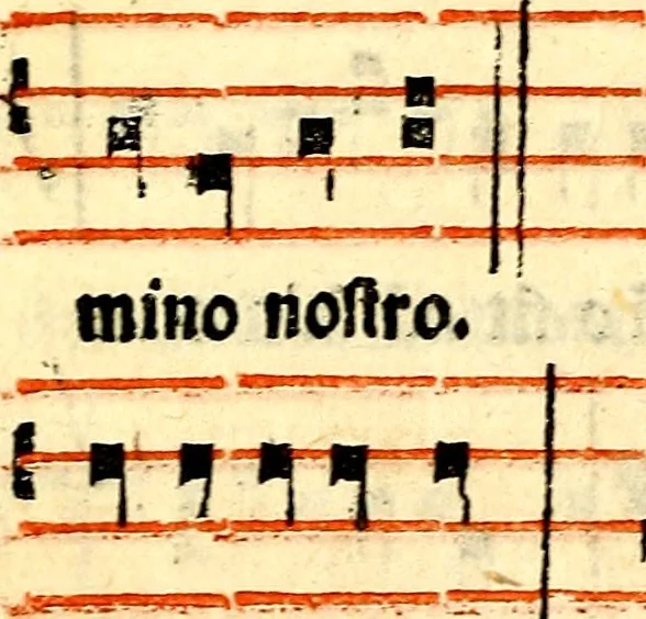 An illustration from Compendiu musices confectu ad faciliore instructione cantum chorale discentiu: necnõ ad introductione huius libelli: qui Cãtorinus intitulatur: omnibus diuino cultui deditis p[er]putilis necessarius: vt in tabula hic immediate sequeti latius apparet, 1513, leaf 71