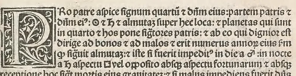 An illustration from Compilatio Leupoldi ducatus Austrie filij de astrorum scientia : decem continens tractatus, leaf 127