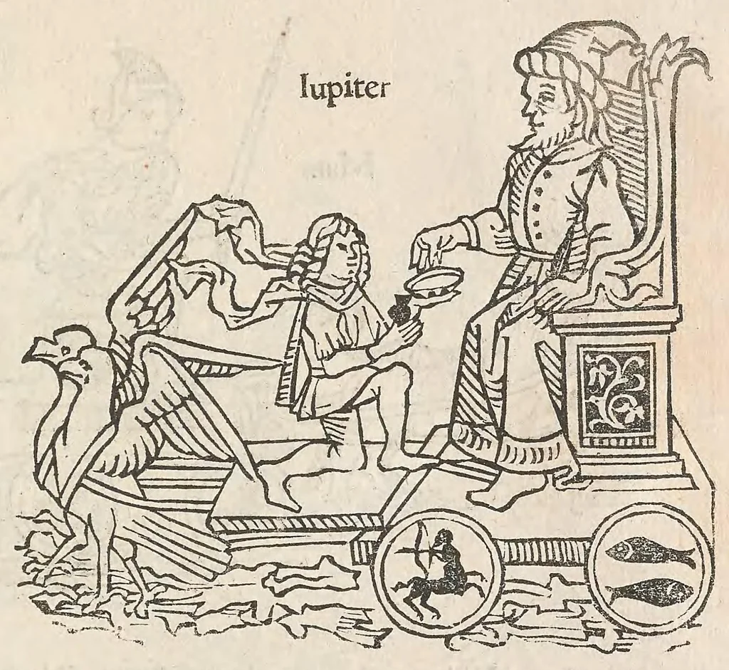 An illustration from Compilatio Leupoldi ducatus Austrie filij de astrorum scientia : decem continens tractatus, leaf 147