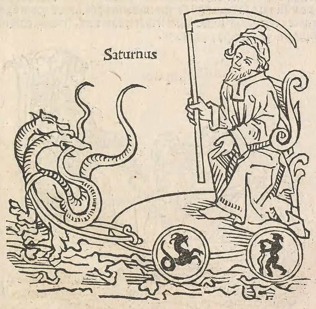 An illustration from Compilatio Leupoldi ducatus Austrie filij de astrorum scientia : decem continens tractatus, leaf 51